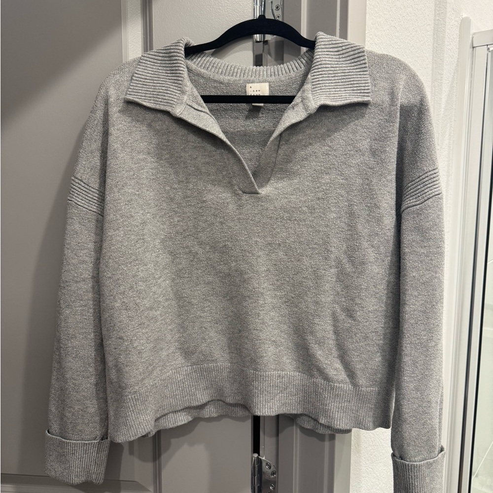 a new day Heather Gray Knit Sweater